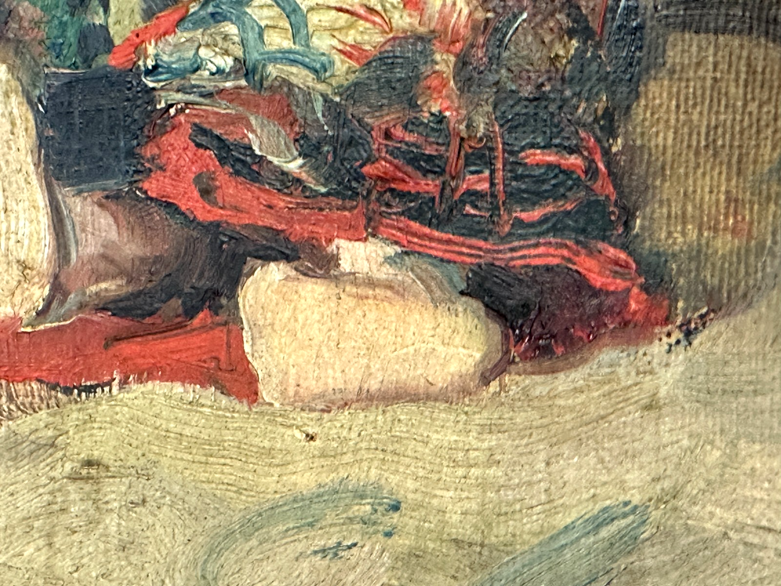 Albert Hubert (1878-?) – Japanische Puppen in Kimonos - Öl auf Masonit signiert9