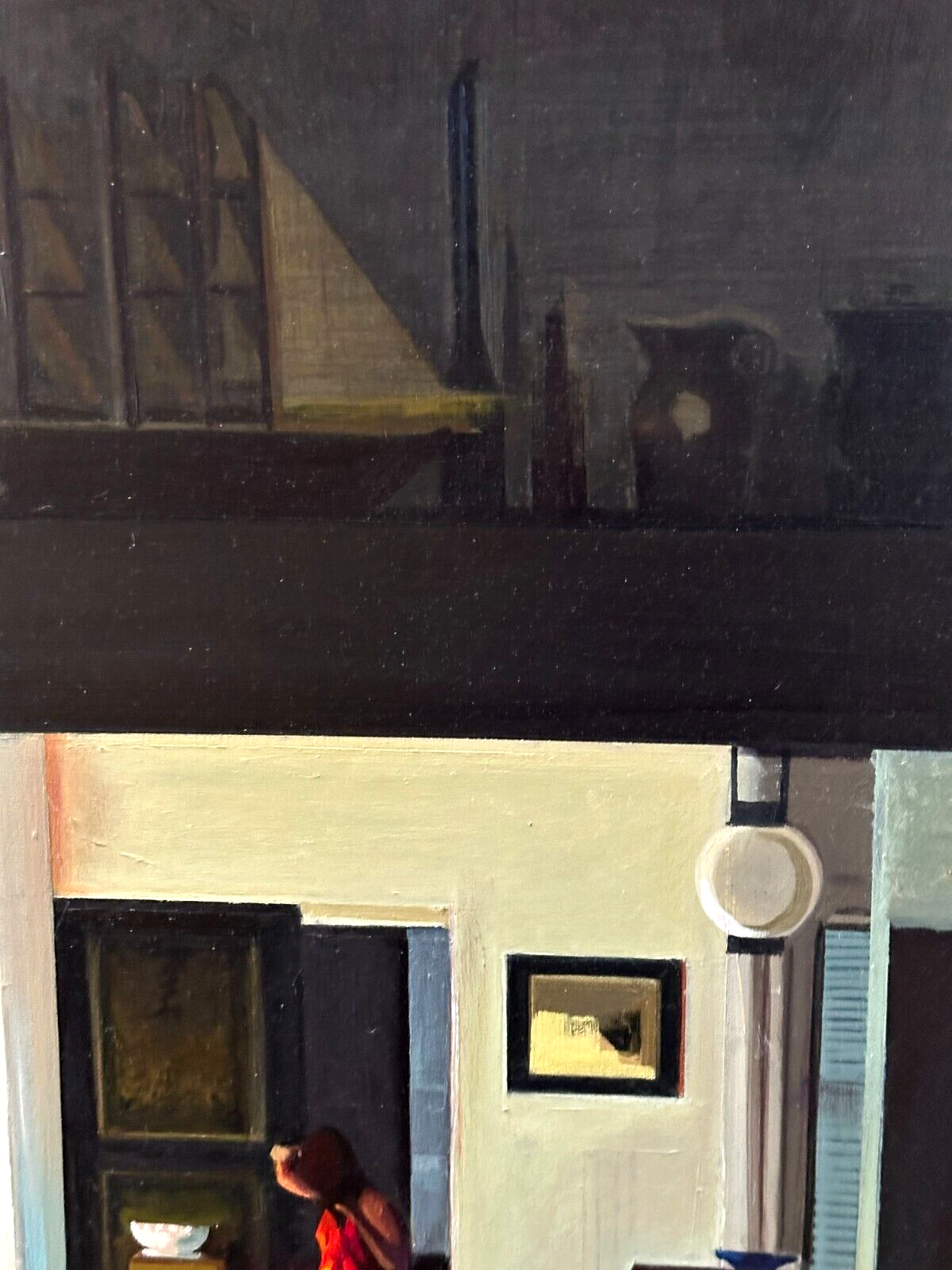 Behi Shamiri - Interno E Luce II - Öl auf Leinwand - gerahmt & signiert2