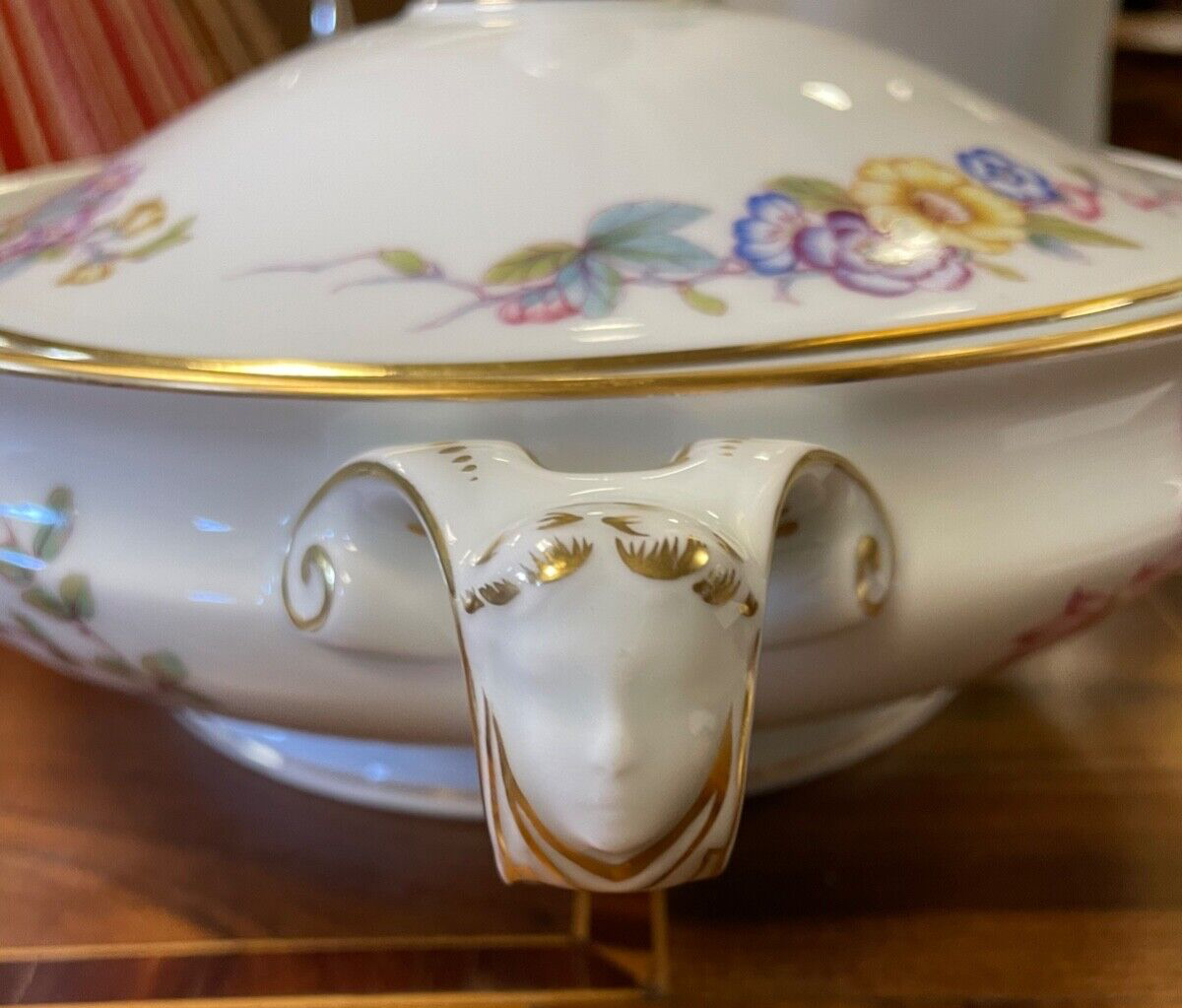 Seltene alte flache Rosenthal Porzellan Terrine um 1910 wie neu + sehr edel2
