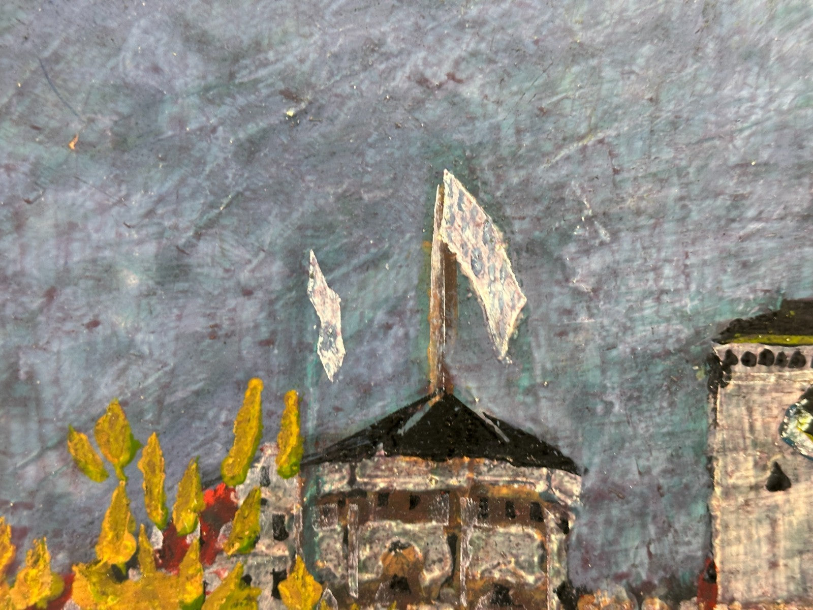 Stevan/Stefan Vukmanovic - Das Isartor, München – Öl auf Hartfaser - signiert3