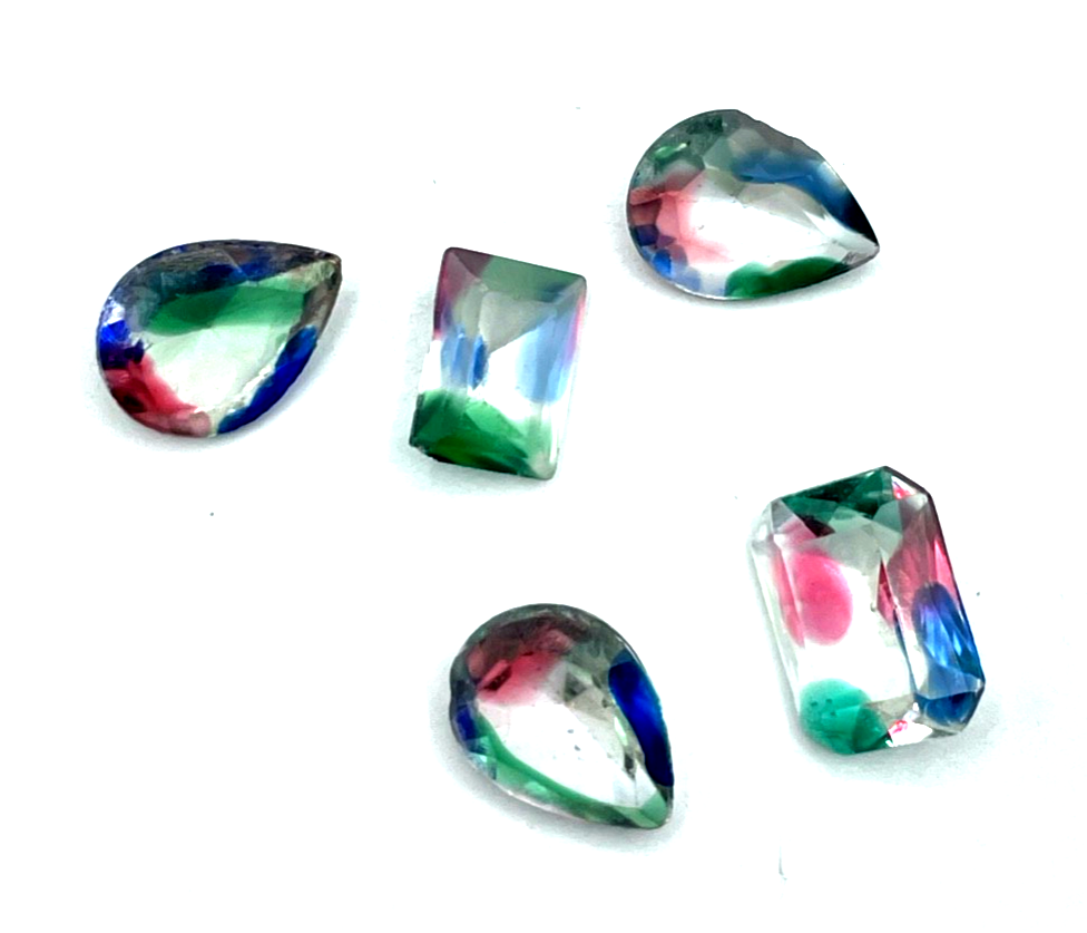 5 alte große + lose geschliffene Rheinkiesel zum Basteln Weiterverarbeiten1