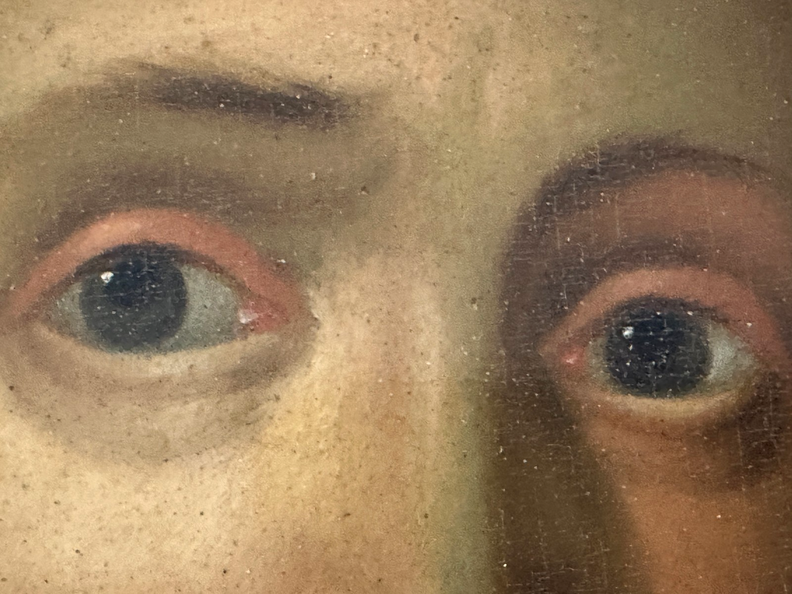 Barockes Adelsbildnis um 1730 – Öl auf Holz – feine Malerei – Hofmalerqualität12