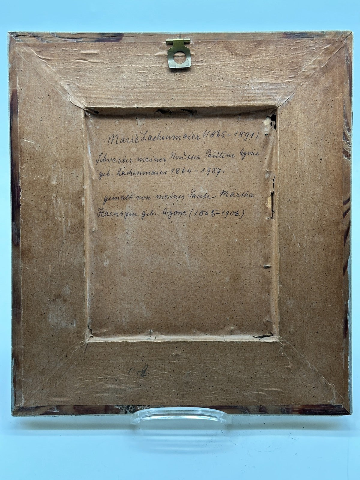 Damenporträt um 1880 – Öl auf Leinwand, gemalt von Martha Haensgen – bezeichnet11