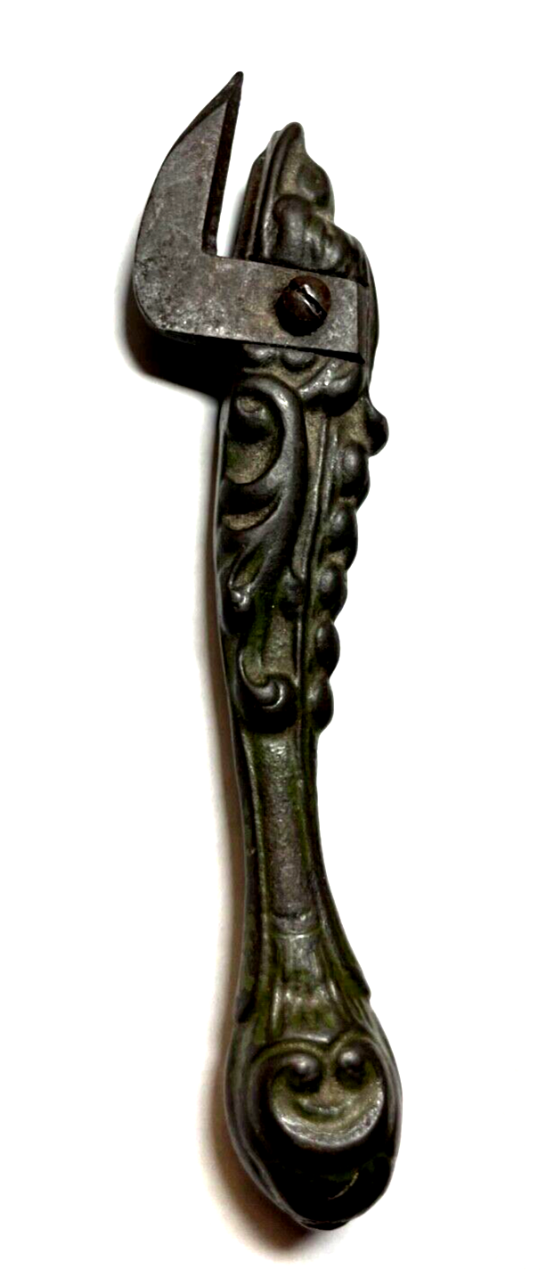 Antik Dosenöffner Eisenguss Gusseisen tin opener Fisch sehr schöner Zustand6