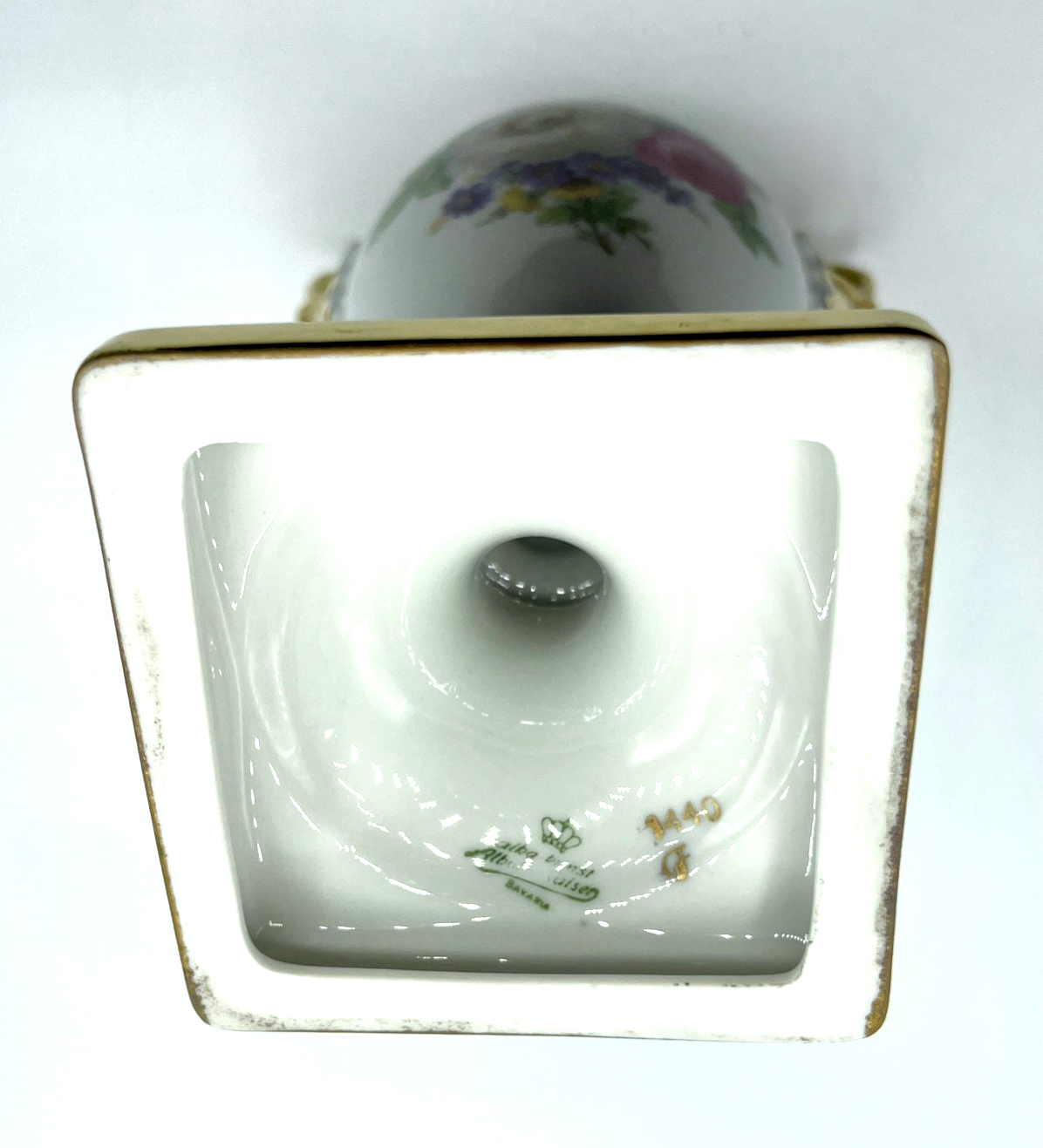 Alte Serie Amphoren Vase Alboth Kaiser Alka Kunst Sommerblumen H 23,5 cm gepfl.9