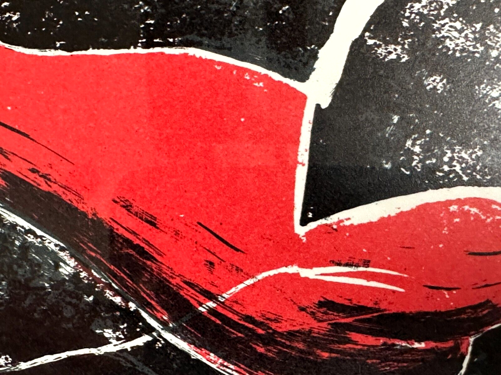 Rolf Bonvie - farbige Lithographie - Untitled - 1986 - nummeriert  signiert3