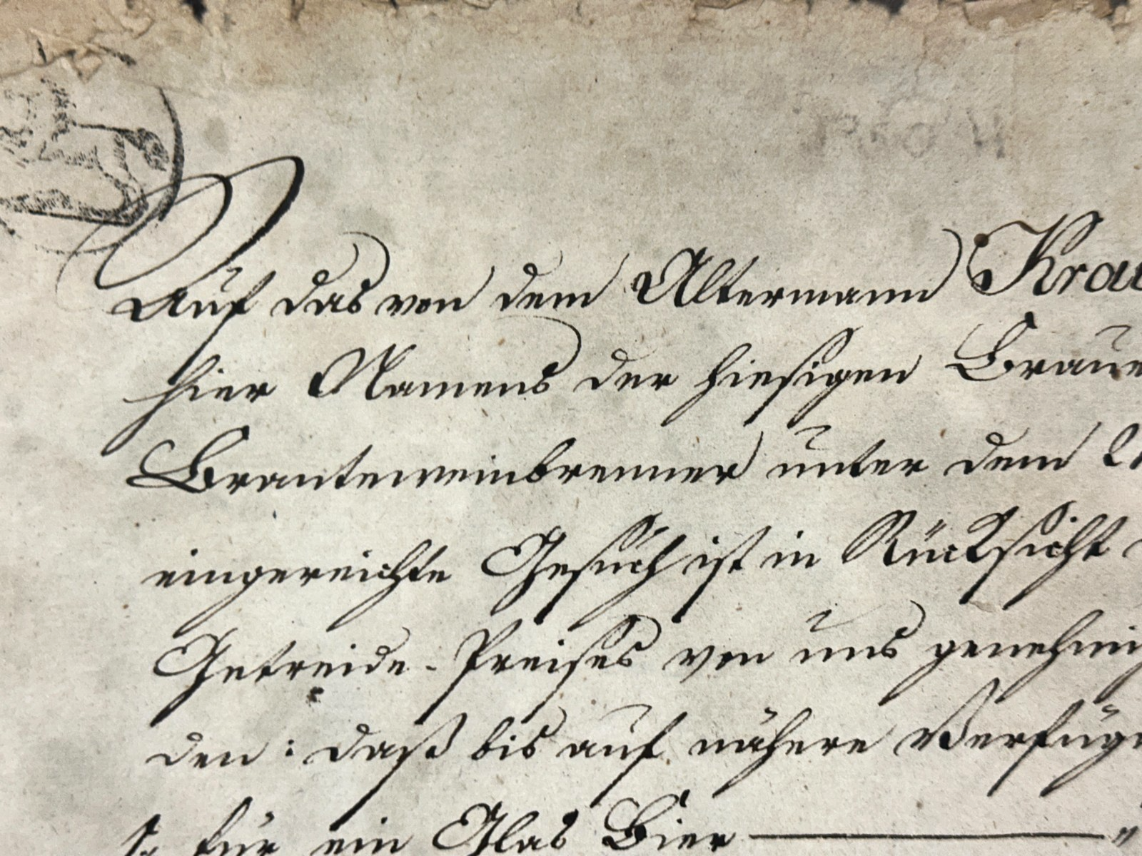 Uelzen 1817 – Amtl. Resolutum - Preisverordnung Bier/Brandwein Stempelpapier4
