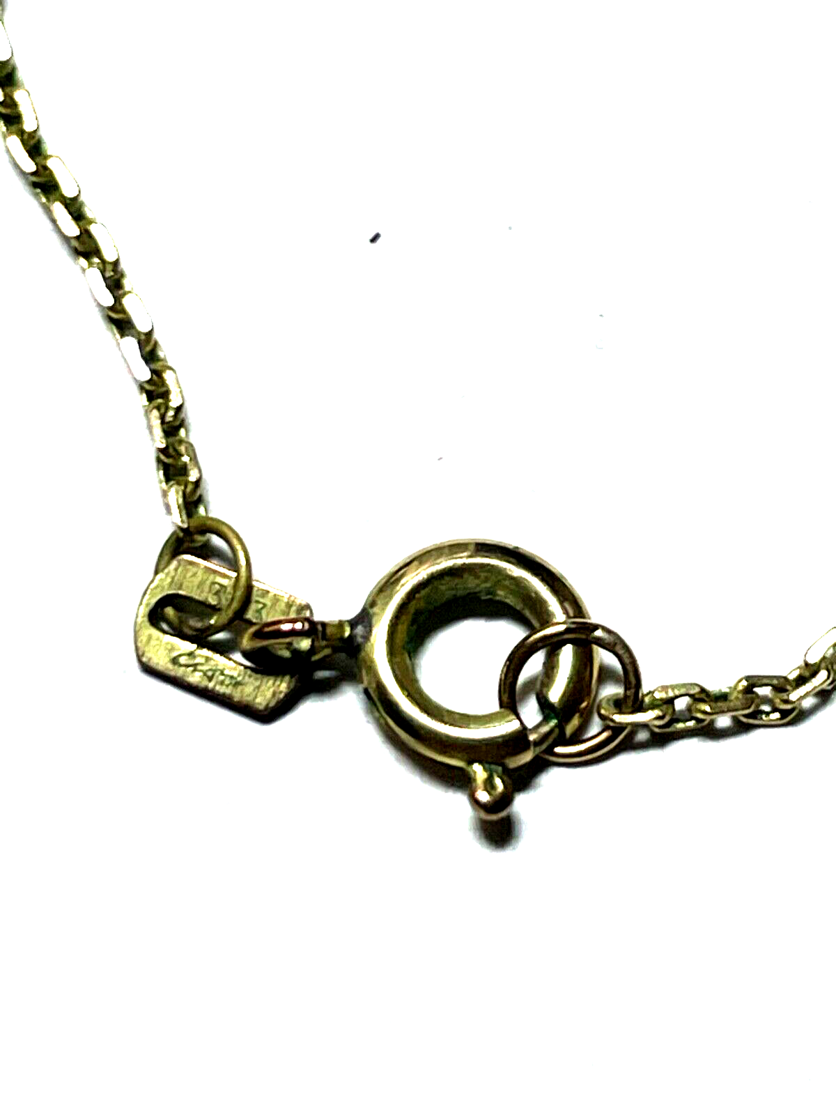 333 Gold 8 K Halskette Collier 9 Weißtopas Juwelier zeitloser Chic L 41 cm3