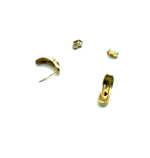 375 Gold 9 K Ohrringe Pink Rhodolith Almandin Edelstein L 14 mm B 5 mm Juwelier3