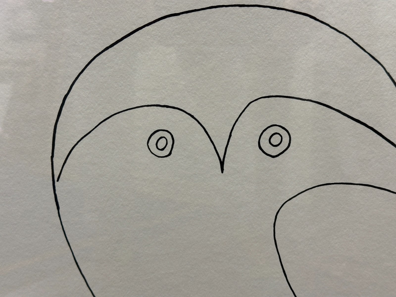 Pablo Picasso (1881–1973) – Lithografie „Eule“ - nummeriert 753/882 - gerahmt2