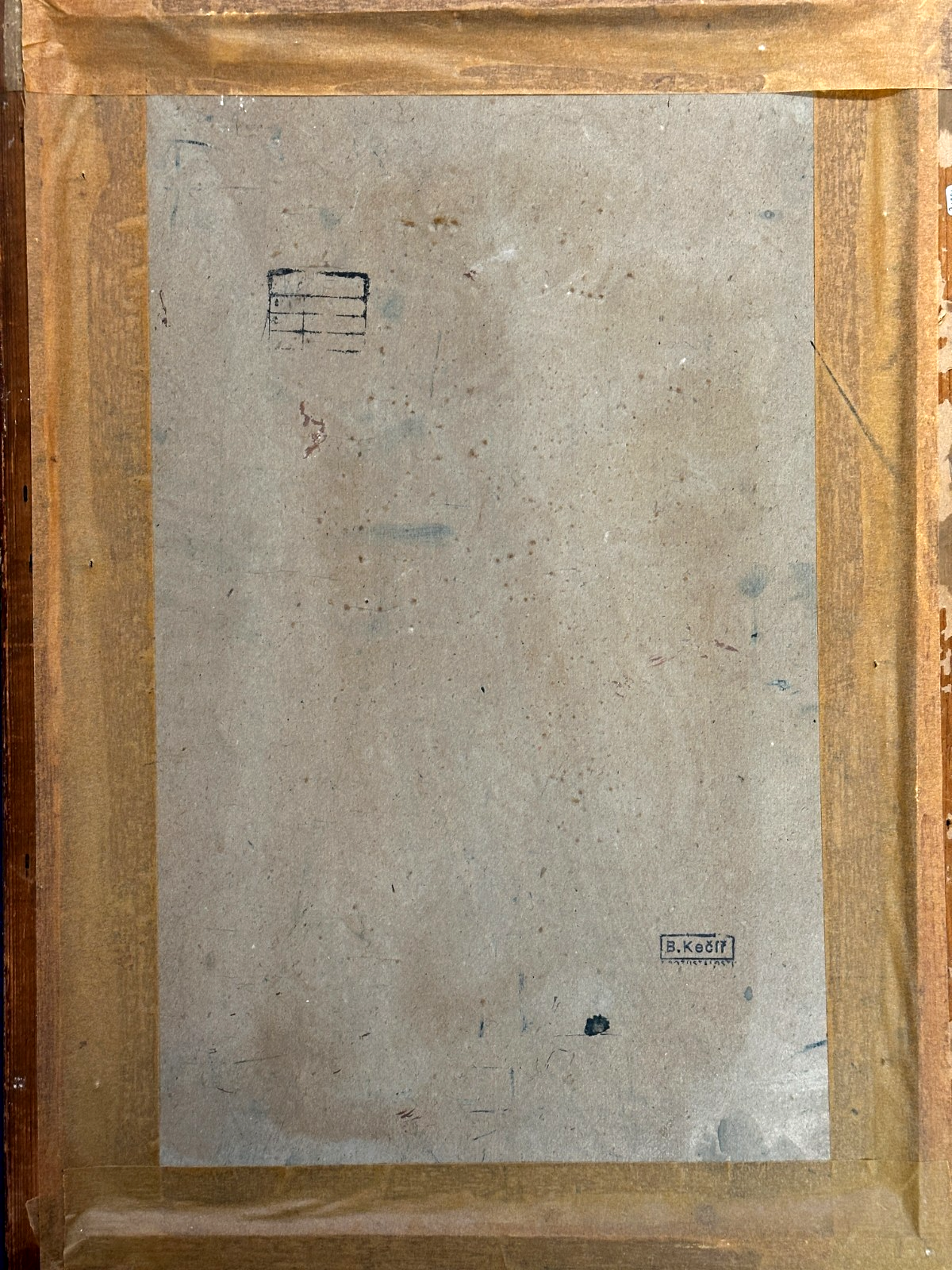 Bohumil Samuel Kečíř – Stillleben in pastoser Malweise - Öl auf Karton - Sign.9