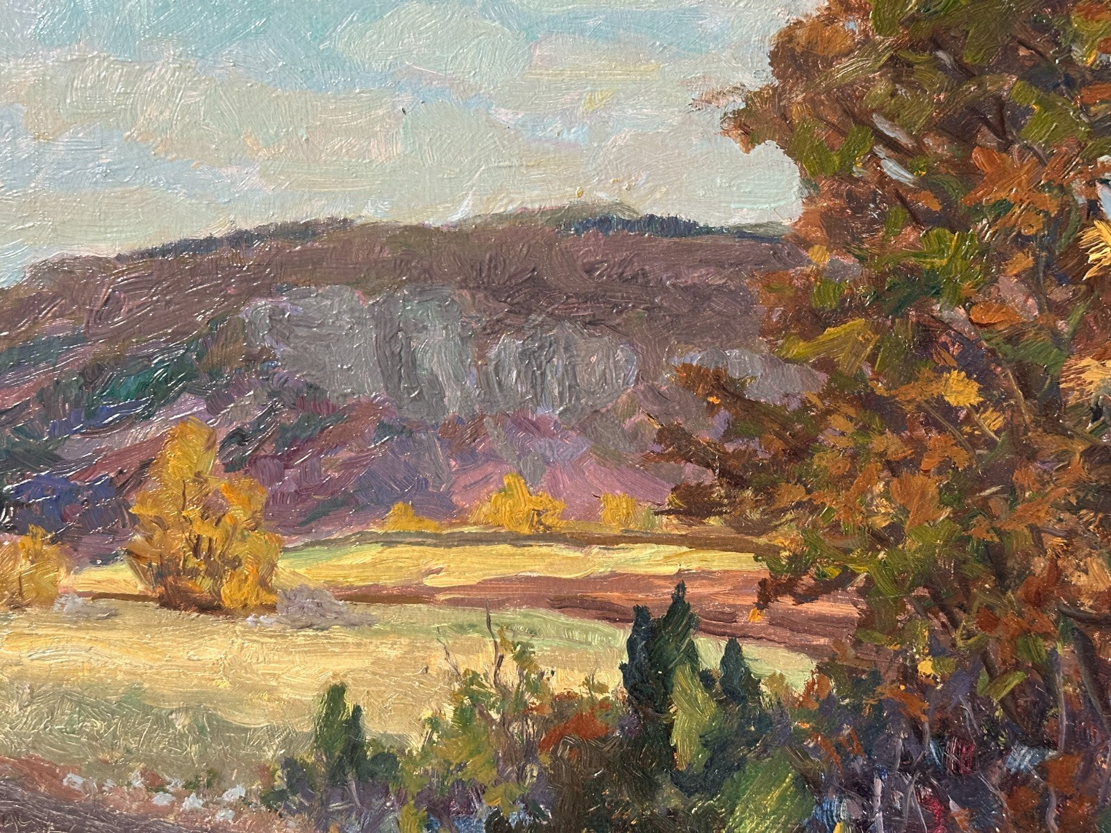 Adalbert Sutor 1895-1970 - Ol auf Karton - Fuchseck bei GP - signiert - gerahmt4