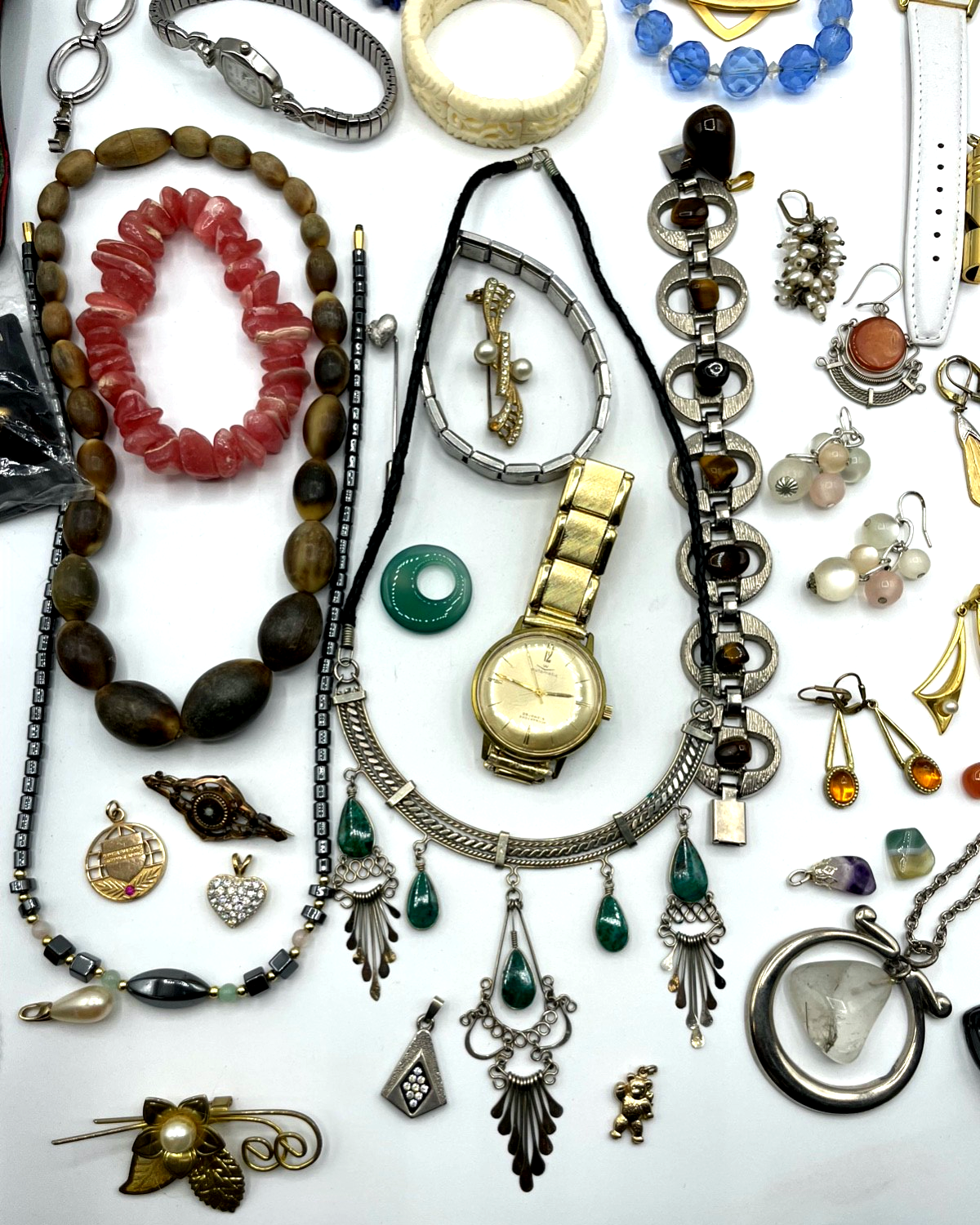 Konvolut Nr. 2 eingelieferter Modeschmuck gemischt sehr gepflegt vintage + neu9