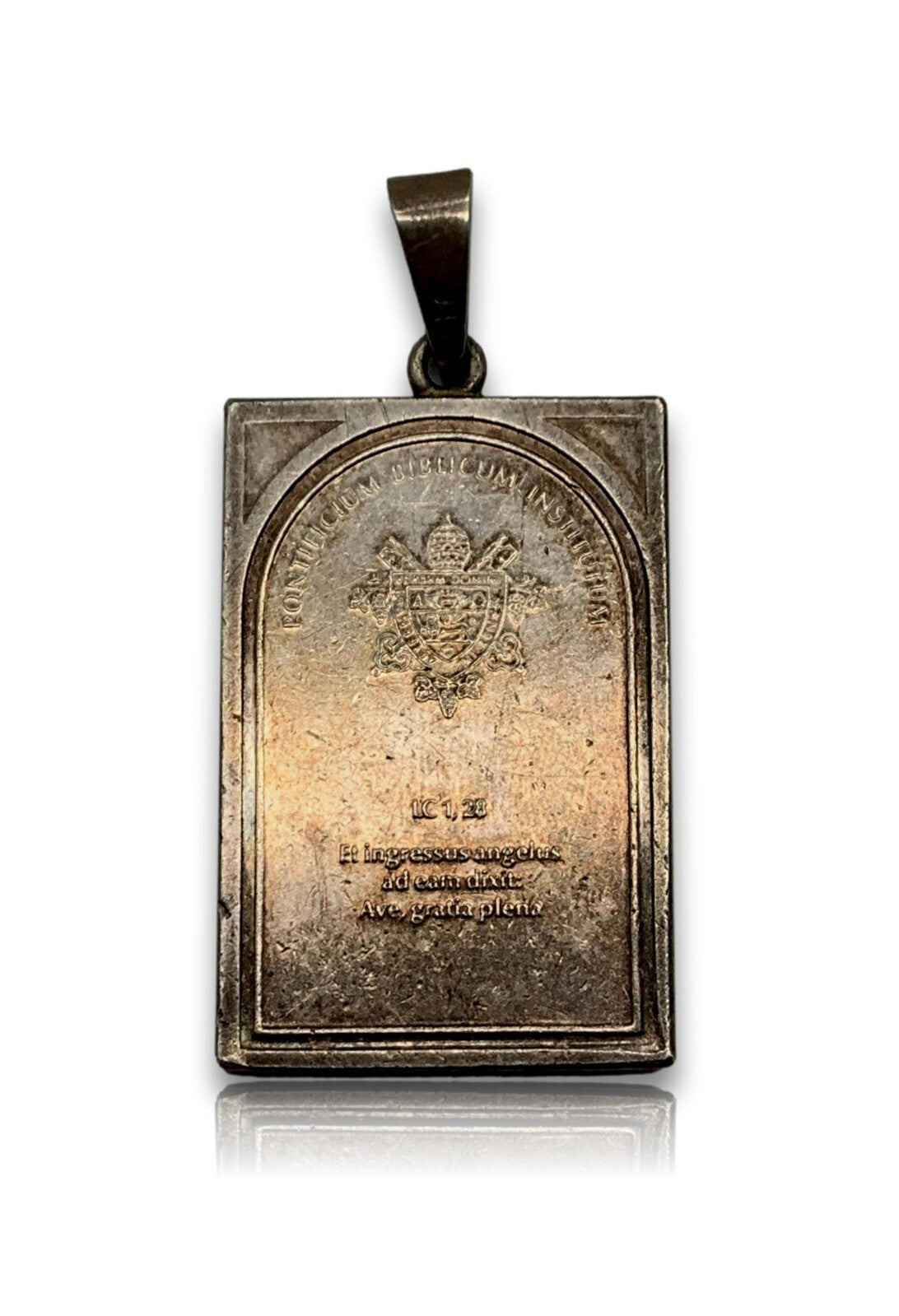 Anhänger Schmuckanhänger - 999/1000 Silber - Päpstliches Bibelinstitut um 19150