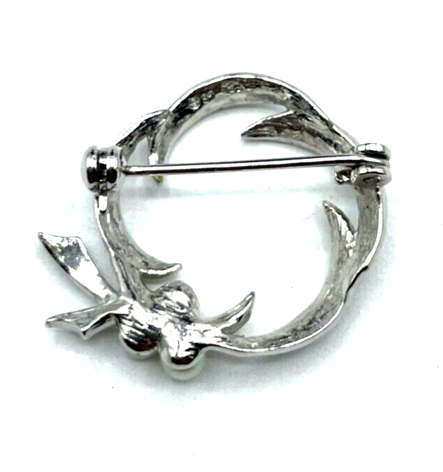 Moderne elegante Brosche Perle Markasit 925 Silber rhodiniert klassisch apart3