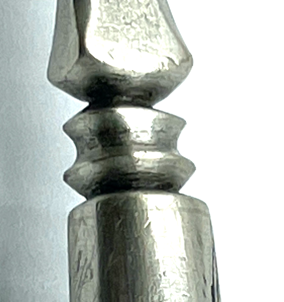Antik Biedermeier Silber 1 Vorleger Kelle alte Punzen L 43 cm teilvergoldet Holz11