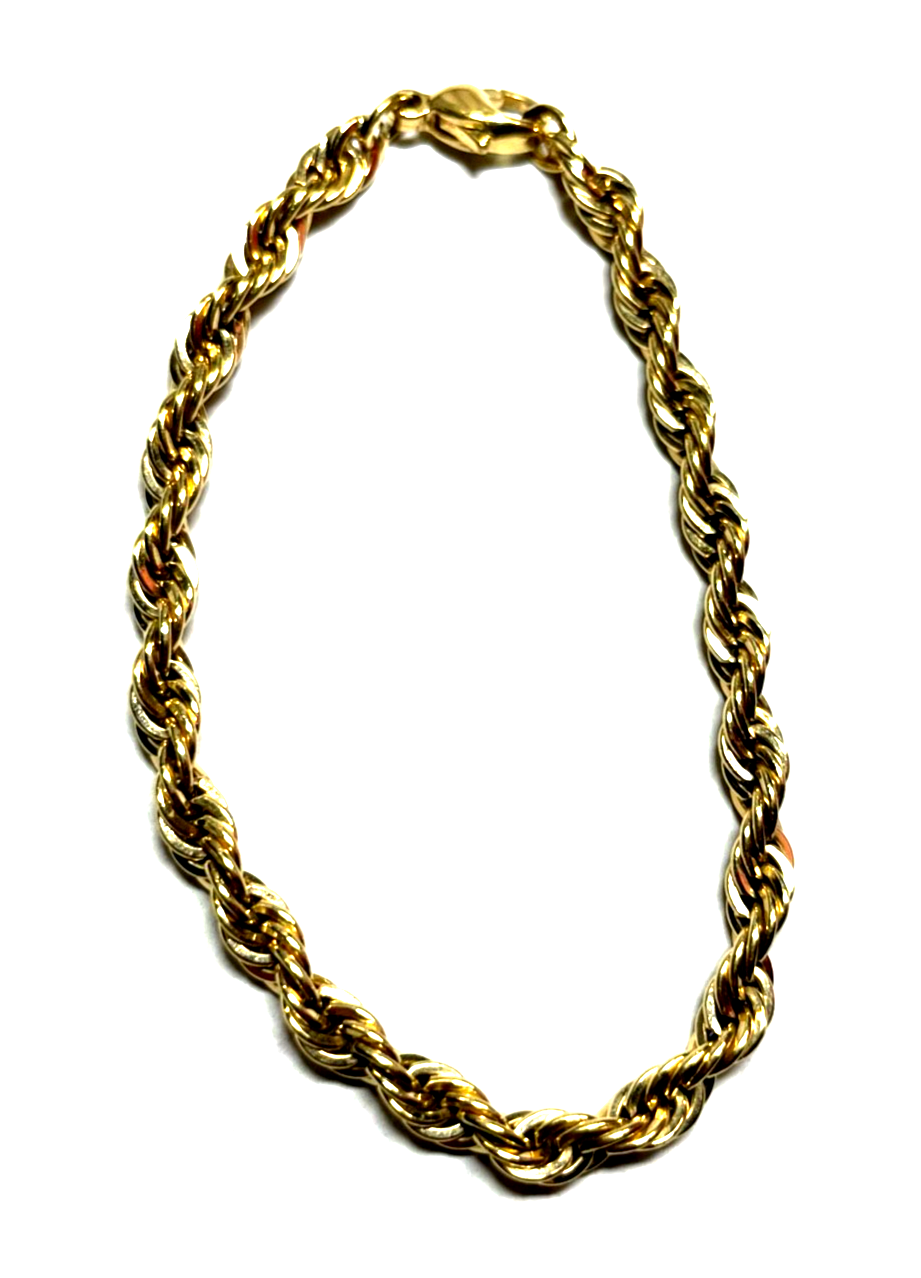 PL Pierre Lang Armband vergoldet Kordelkette L 20,5 cm B 5 mm wie neu1