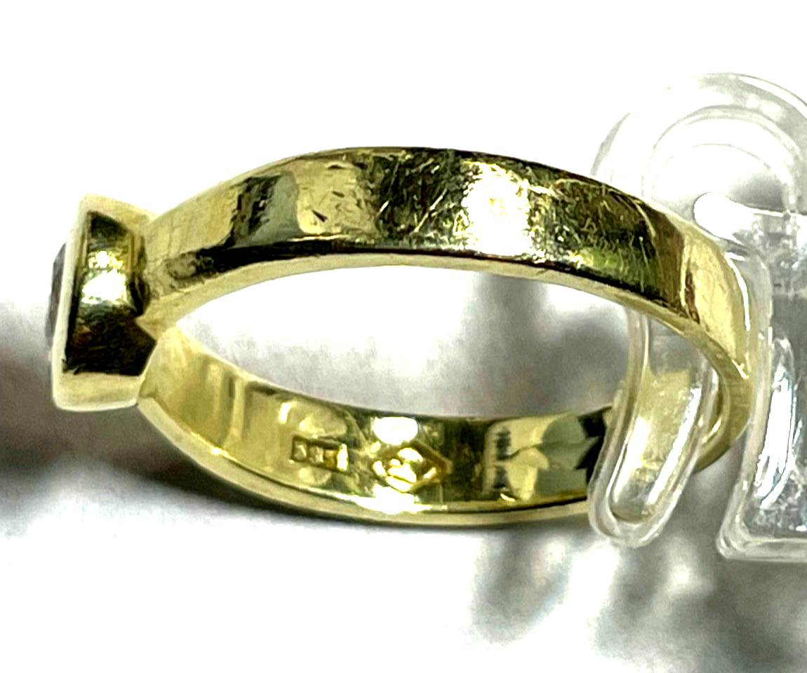 585 Gold 14 K Ring Solitär Brillant 0,5ct. unisex solide Juwelier Qualität RG 566