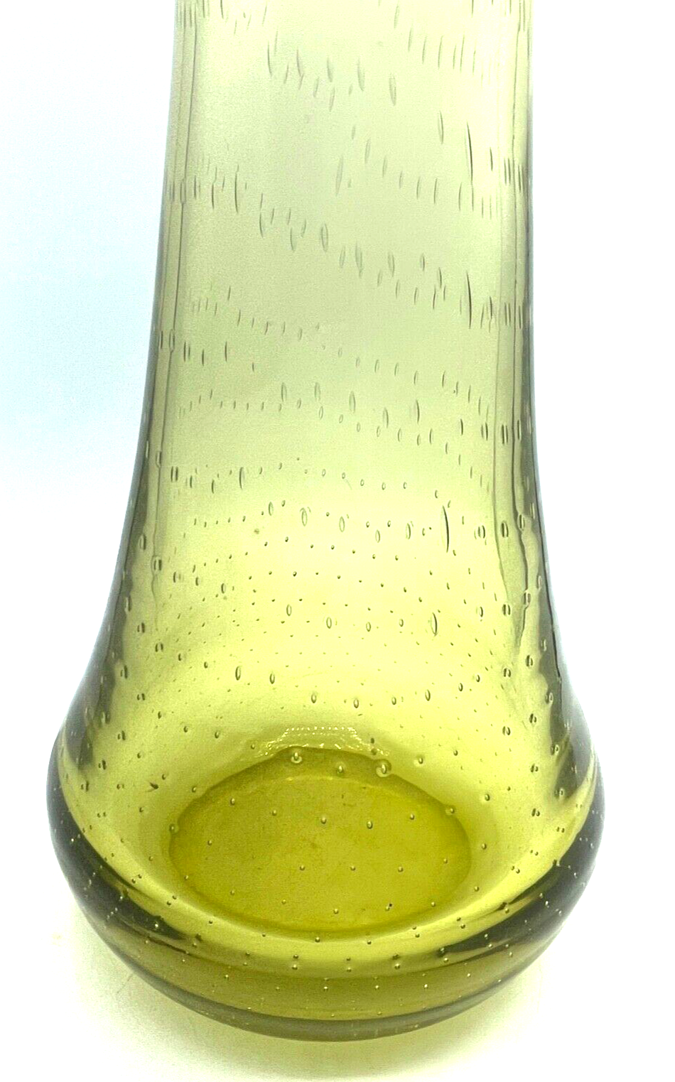 Antik WMF Perlora Glas Vase 30erJ - 40erJ schwer H 31,5 cm seltene Form + Farbe4