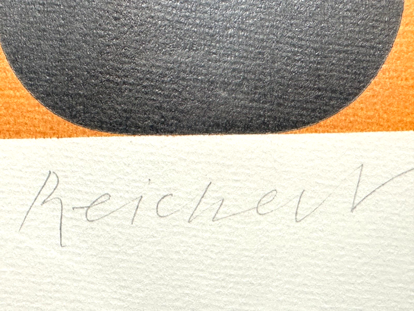 Josua Reichert 1937-2020 - farbige Serigrafie - Typographische Komposition - sig9