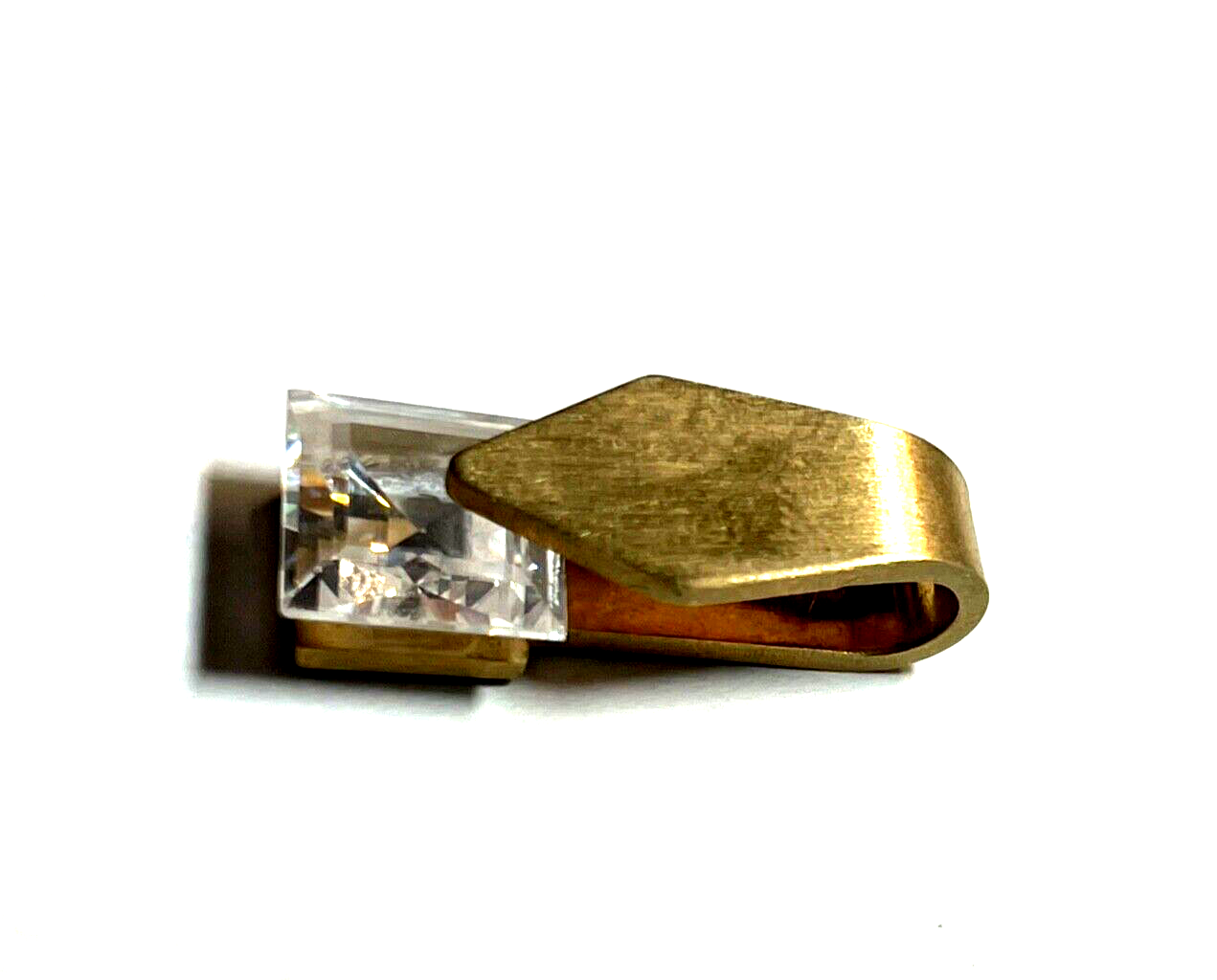 333 Gold 8 K Gelbgold Anhänger Gleiter modernes Design mattiert gebürstet gepfl.2