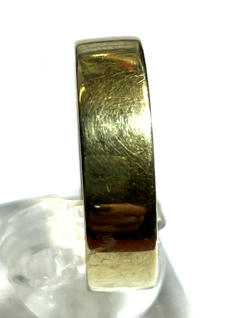 Antik solider breiter Ehering in 585 Gold 14 K zum Umarbeiten geeignet! B 6,5 mm4