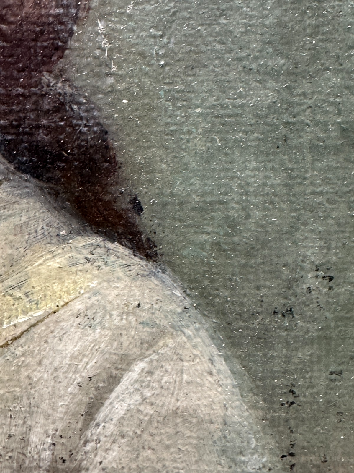 Damenporträt um 1880 – Öl auf Leinwand, gemalt von Martha Haensgen – bezeichnet6