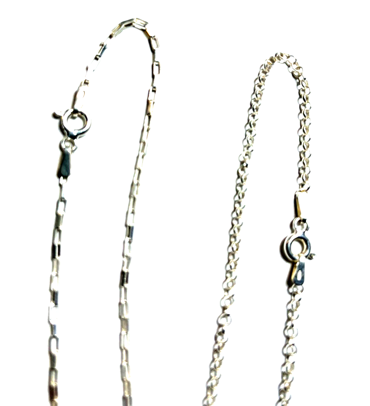 2er Set 925 Silber Armband 2 Armketten neuwertig ungetragen L 20 cm unisex2