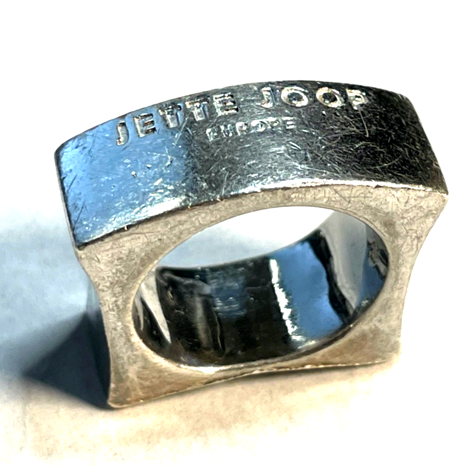 26,57 Gramm Jette Joop Europe schwerer Statement Ring 925 Silber Ø 17,5 mm RG 557