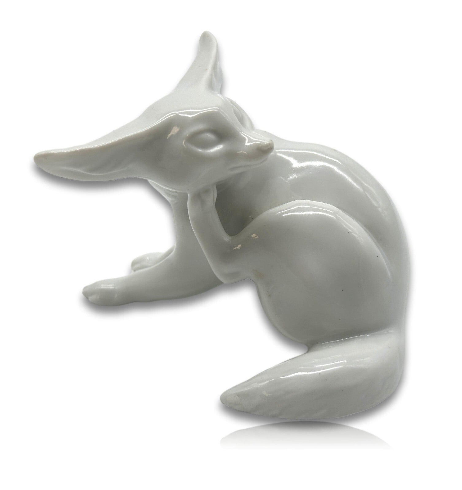 Rosenthal - Porzellan Figur - Entwurf Margot Flinsch - Wüstenfuchs - 20er Jahre0