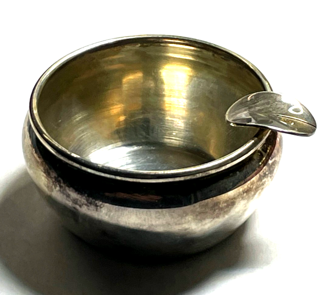 Vintage 800 Silber Mini Ascher Aschenbecher Herkunft unbekannt 20,82 Gr. gepfl.8