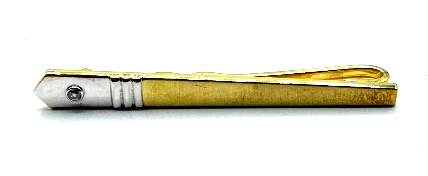 925 Silber teilvergoldet Krawattenklammer Krawattenhalter F. Scheuerle Juwelier2