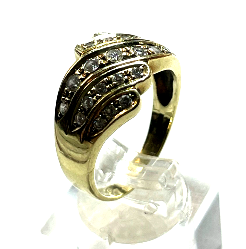 14 K 585 Gold Ring Brillanten Top Wesselton 0,5 ct. Juwelier Ø 18,5 mm RG 584