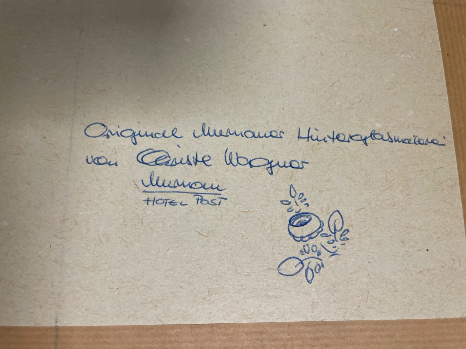 Gr. Hinterglasmalerei Hinterglasbild Schutzpatron Hl. Florian gerahmt H 36,3 cm4