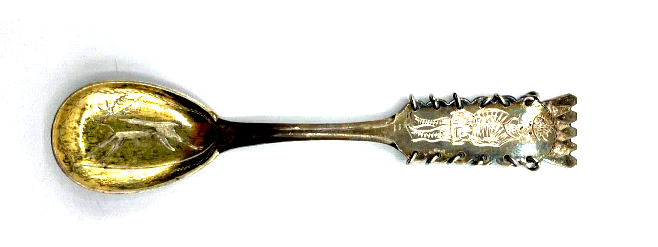 Vintage Copenhagen Löffel Silber Bolidensilver Samen Motiv Silver Spoon Sweden 31