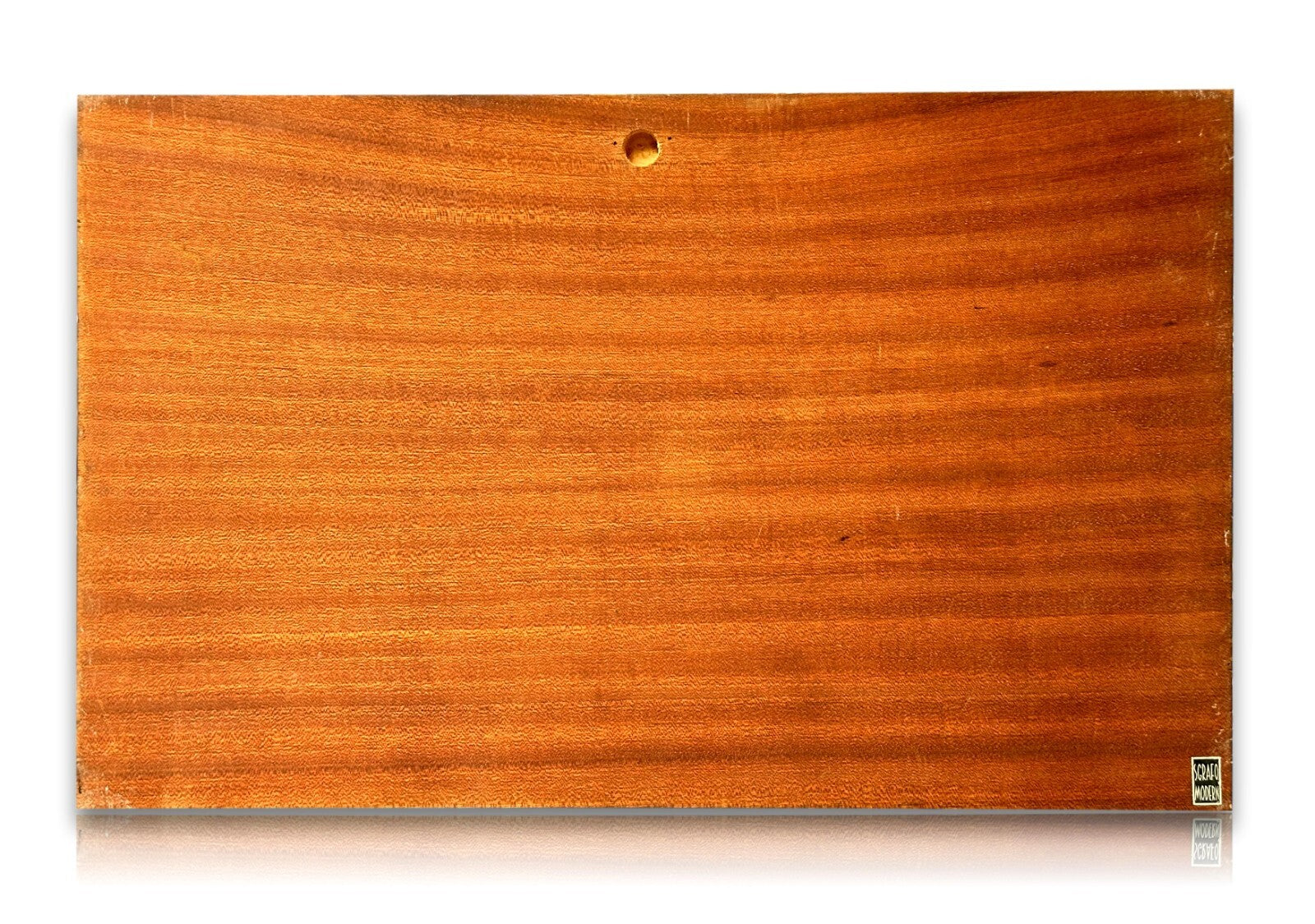 Wanddekoration - Peter Müller  Sgrafo Modern - Porzellan auf Teak - Midcentury4