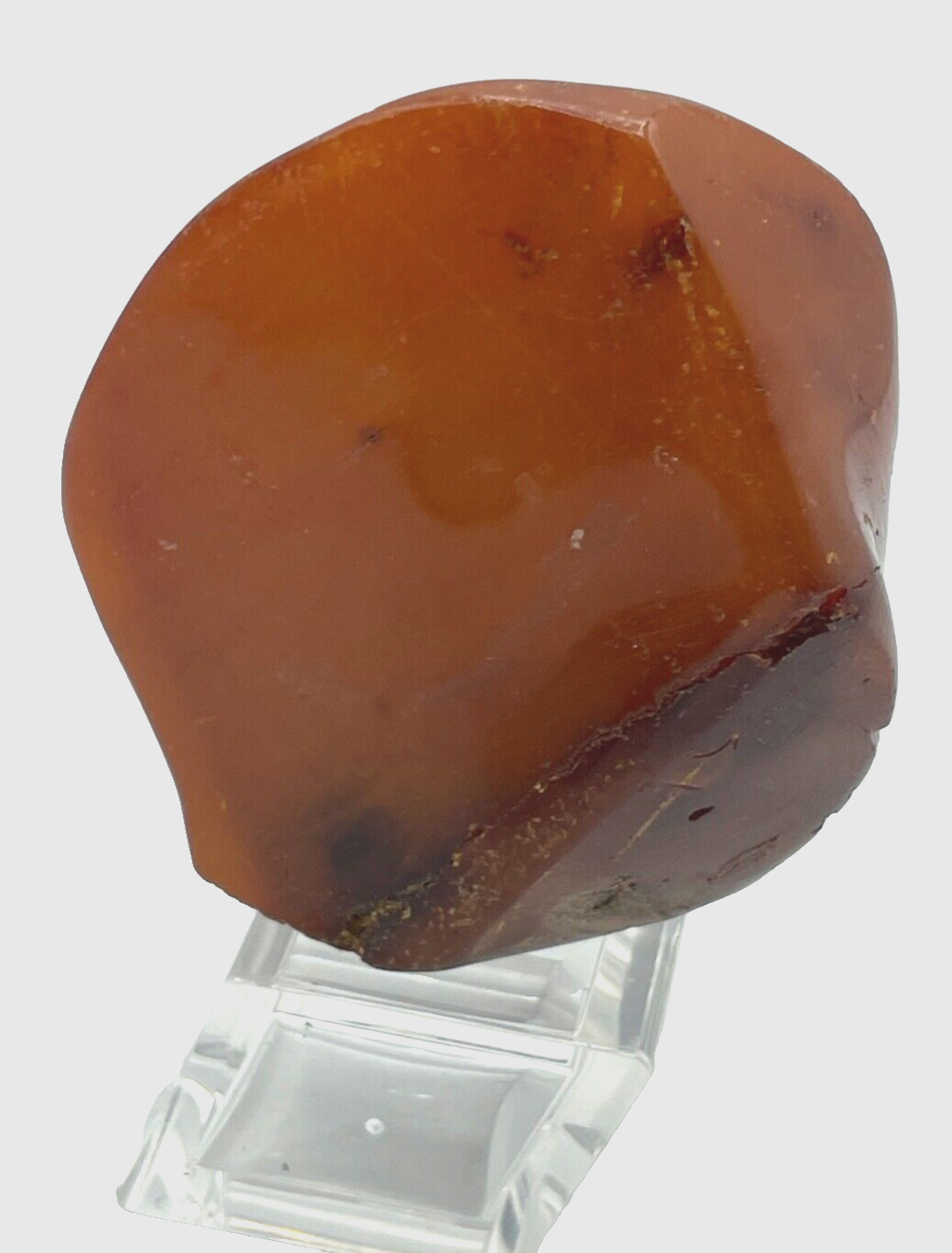 Großer Natur Bernstein Findling teilpoliert 82,88 Gramm Butterscotch light Amber2