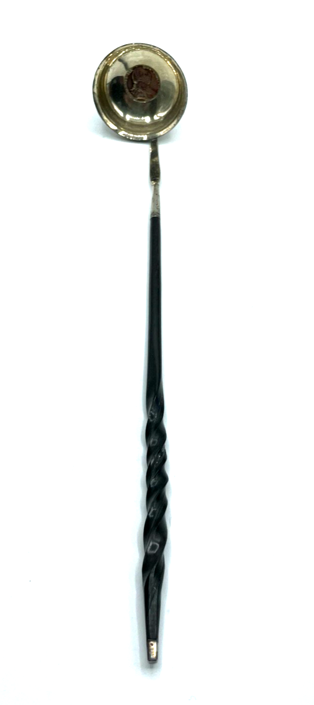 Antik edle georgische George III  Toddy Ladle Kelle Punsch Punschkelle Silber3