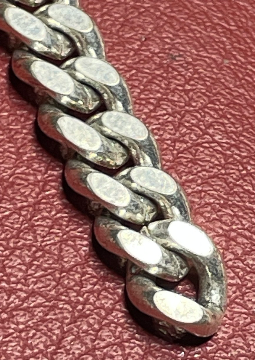 925 Silber Armband Namensband LENA Panzerband L 20,5 B 0,7 cm5