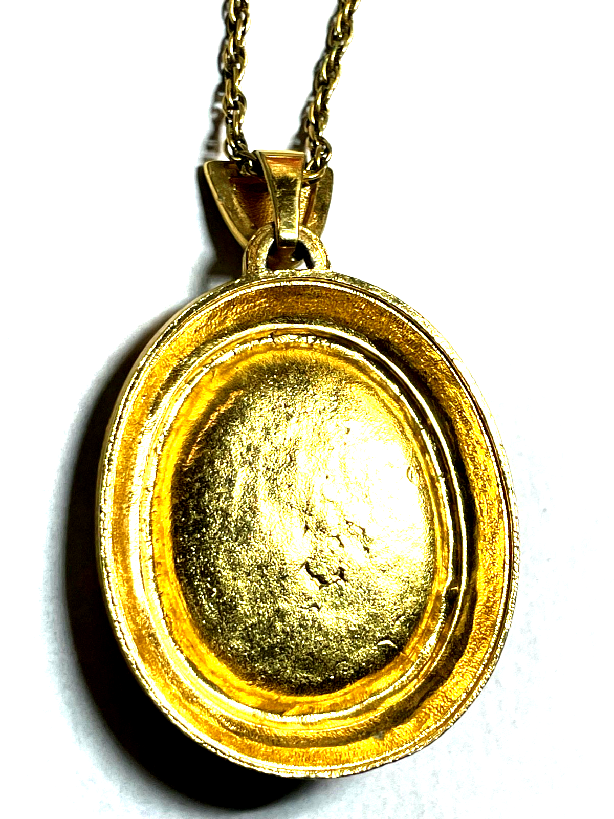 Mega Statement vintage Modeschmuck Kette + Anhänger Handarbeit top gepfl.7