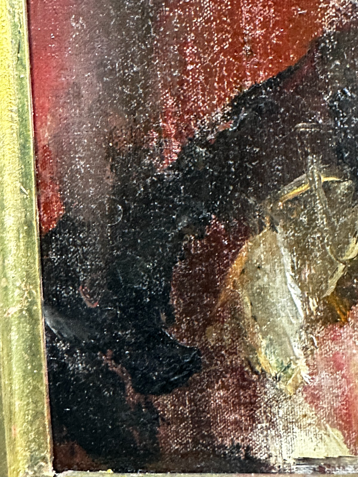 Expressives Herrenporträt Öl auf Leinwand – kraftvoller Charakterkopf - signiert5