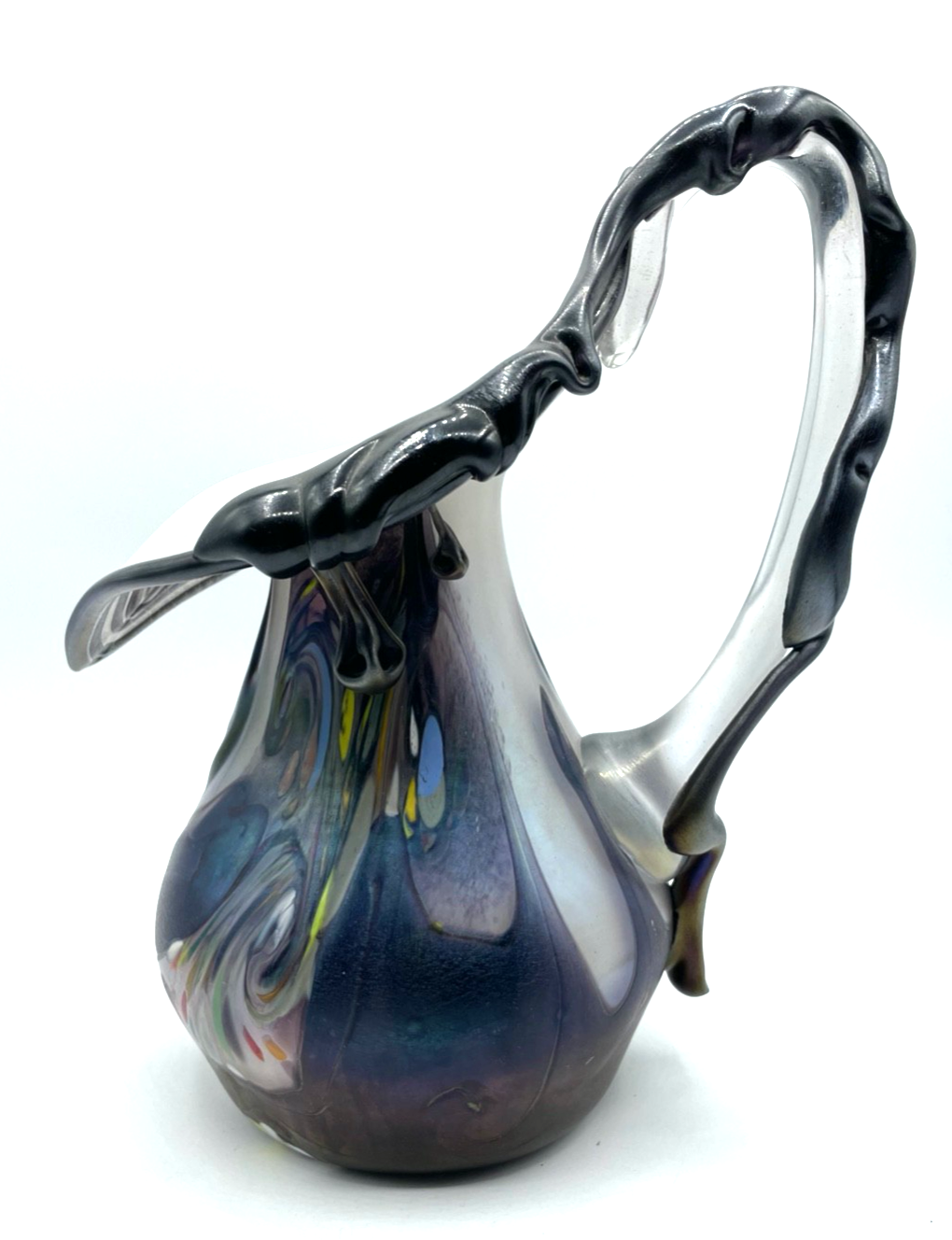 Attraktive Glaskunst Vase Designer Krug Anton Marek Grenzglashütte 1990-19996