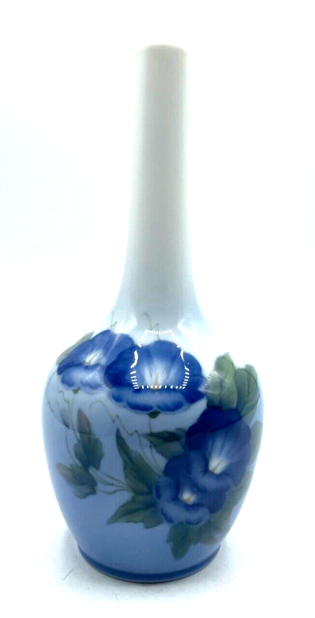 Vintage Royal Copenhagen Porzellan Vase 790 43B Wicke Winden Blüten H 20 cm0