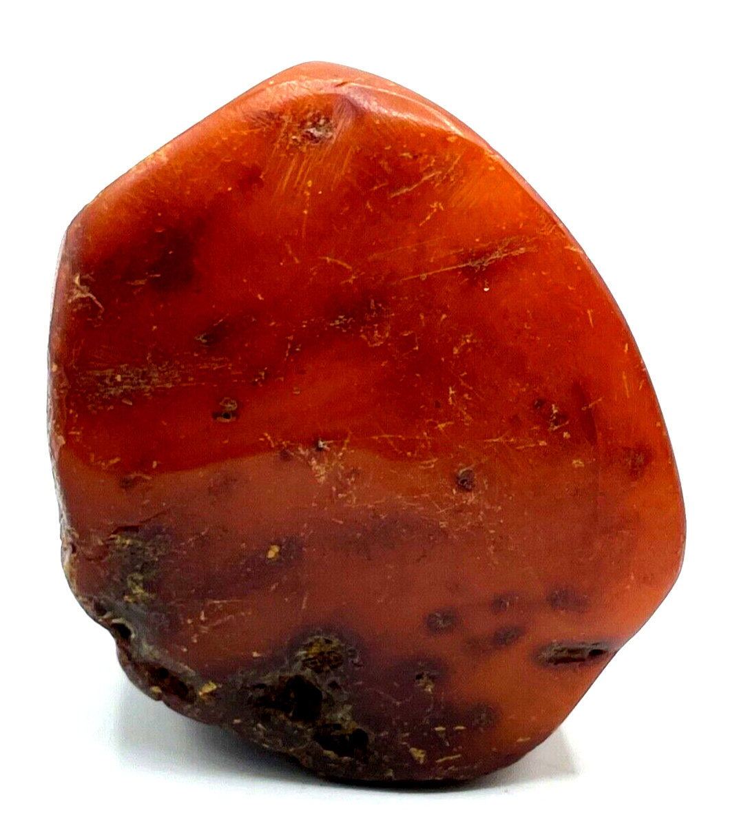 Großer Natur Bernstein Findling teilpoliert 82,88 Gramm Butterscotch light Amber8