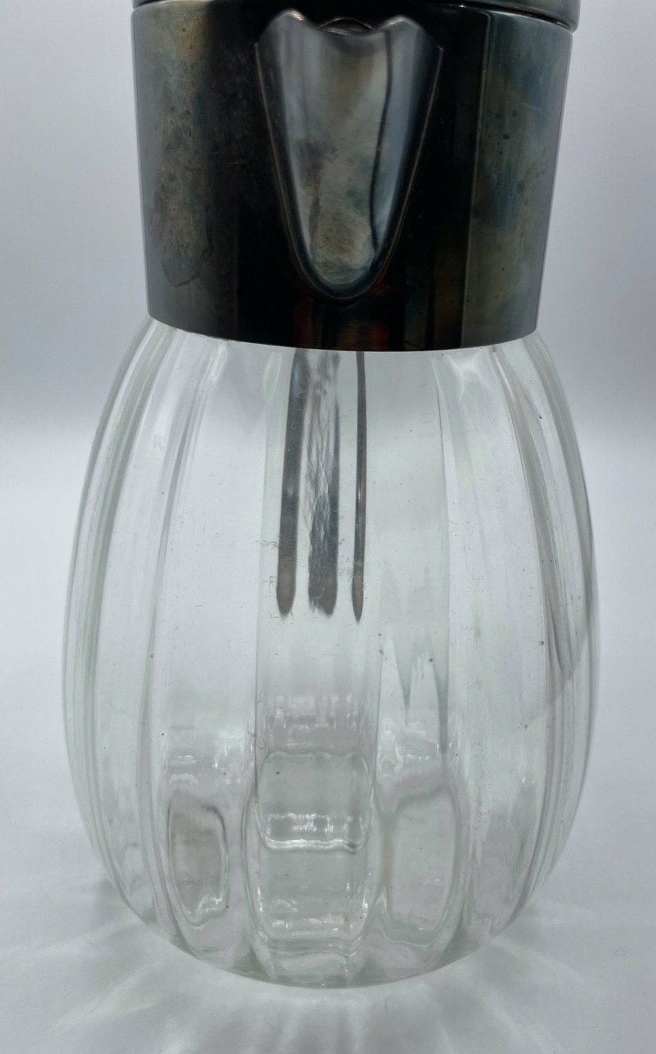 Vintage WMF Kalte Ente Kristallglas Krug versilberte Montur 2 Ltr  Top Gepflegt10
