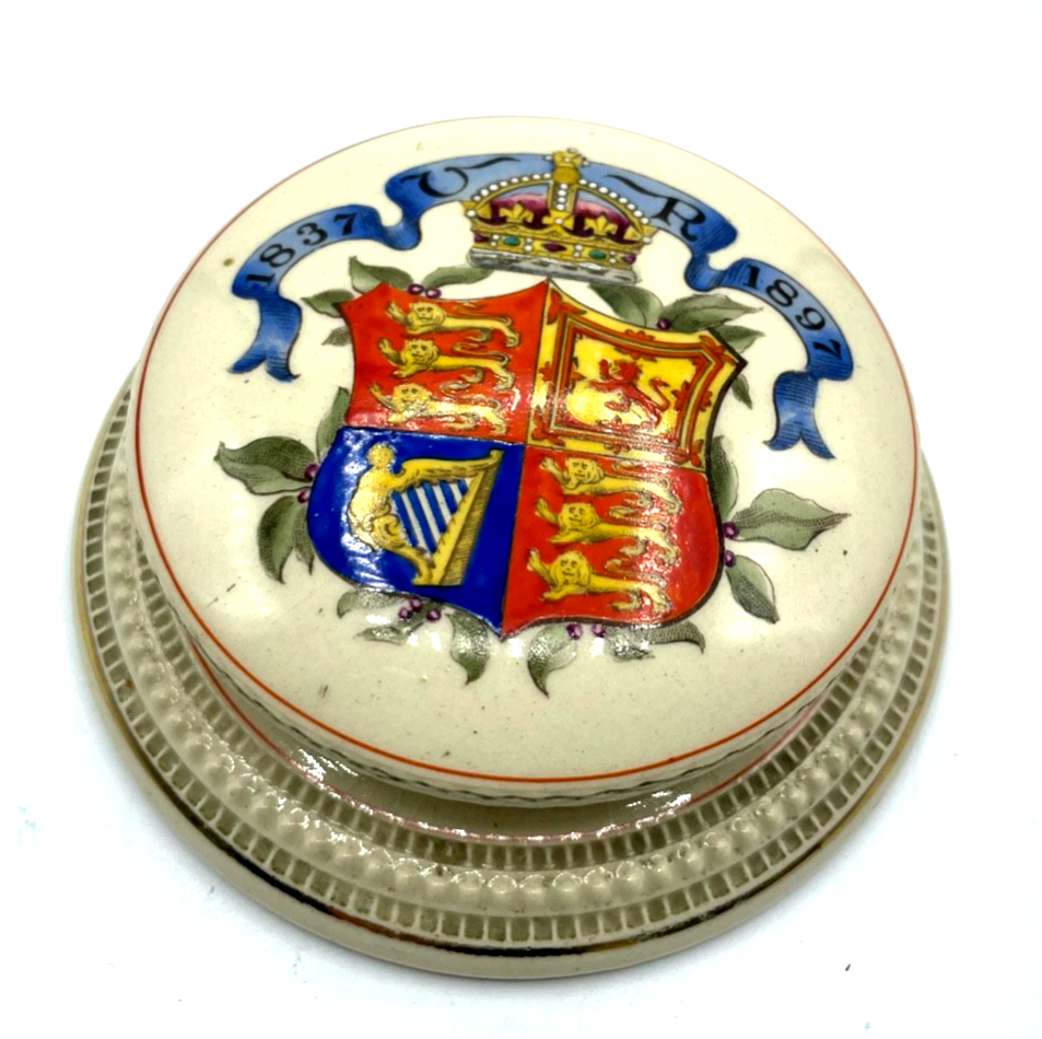 Antik Rarität Queen Victoria 1897 Burslem Macintyre Match Striker or Paperweight0