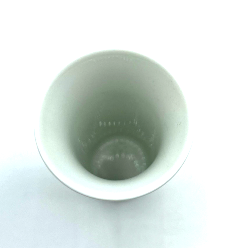 Vintage Rosenthal Porzellan Vase Arundo Alain Le Foll blauer Schmetterling H 9cm3