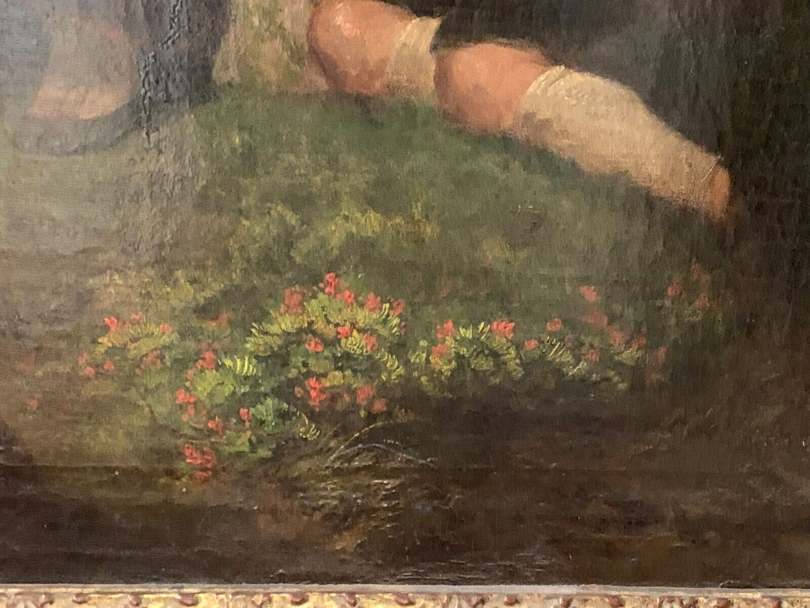 August Vischer 1821-1898 - Öl auf Leinwand - Romantik - Genremalerei - signiert9