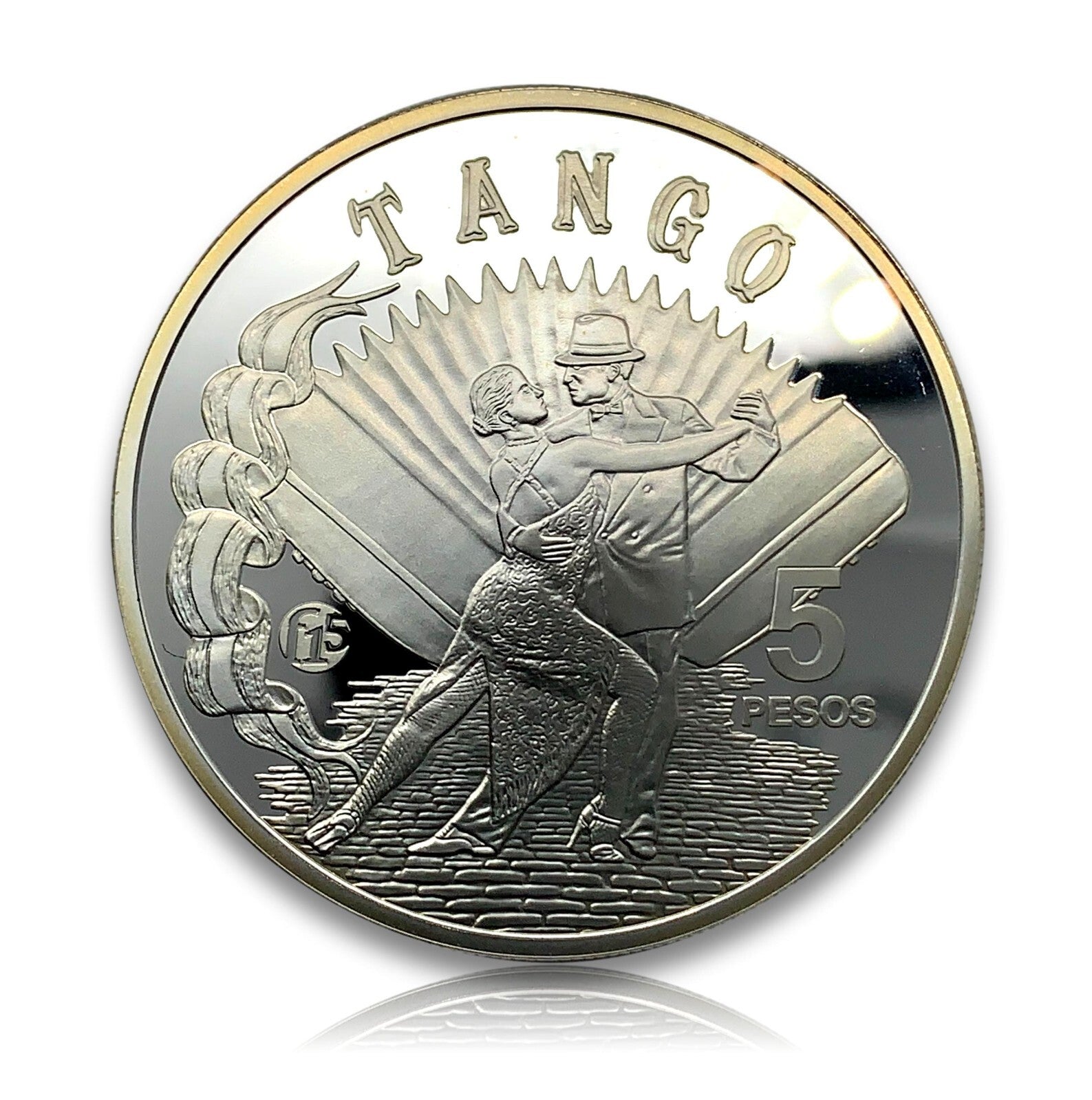 5 Pesos - Argentinien - 2013 - Tango - 925er Silber - PP - Auflage: nur 1500 St.0
