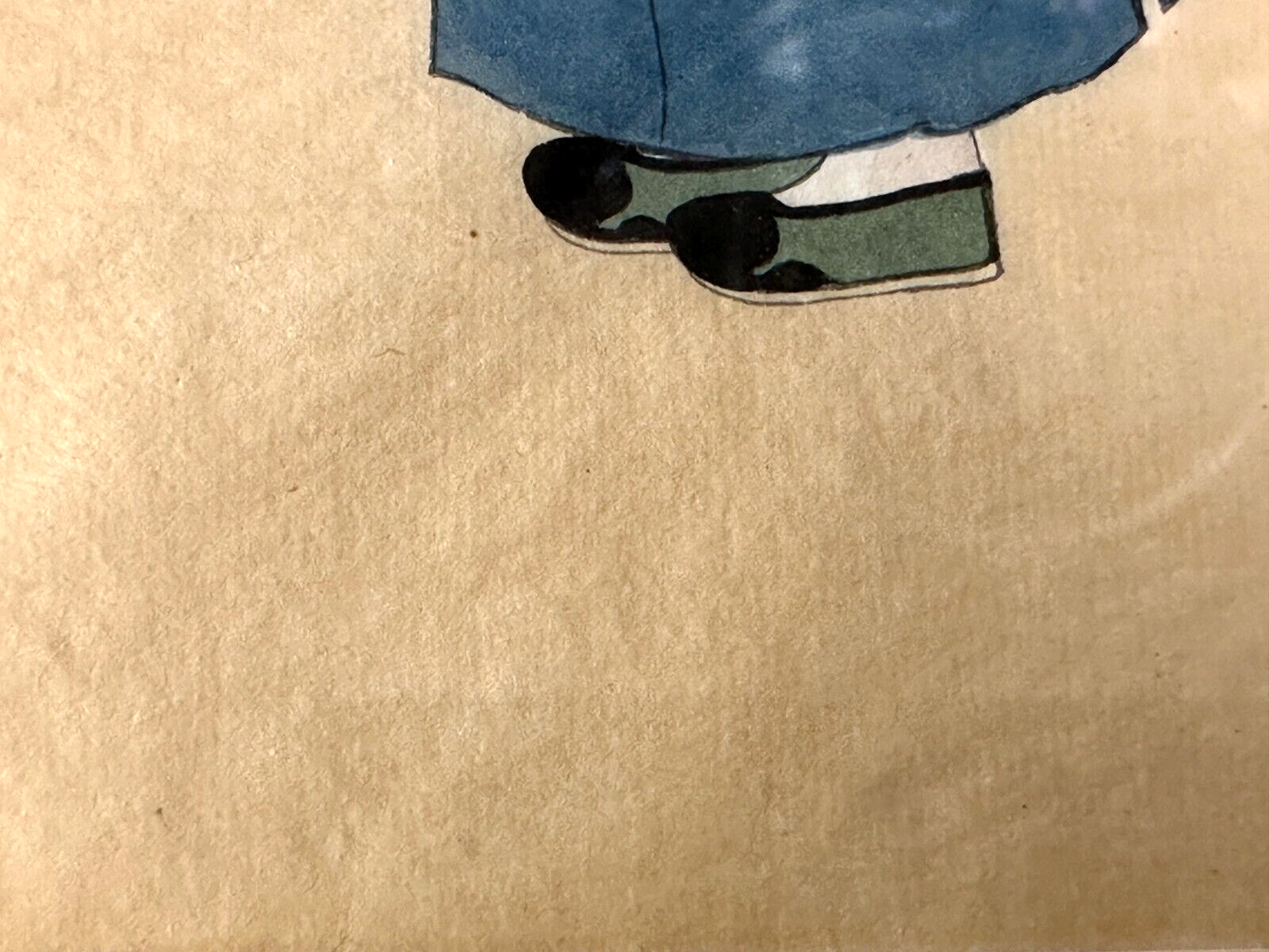 Chinesische Malerei - Markpapier mit Deckfarben - um 1900 - gerahmt hinter Glas13